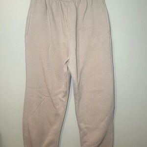 PLT Beige Jogger Sweatpants